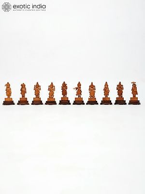 6" Dashavatara of Lord Vishnu | Set of 10 Statues