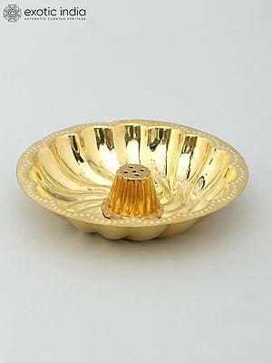 5" Agarbatti Stand in Brass for Temple