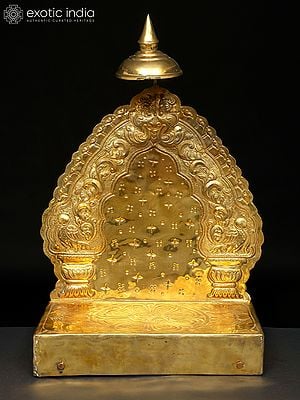 19" Hindu Pooja Singhasana | Brass