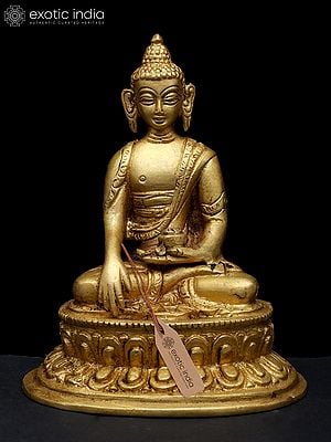 Lord Buddha in Bhumisparsha Mudra with Pindapatra