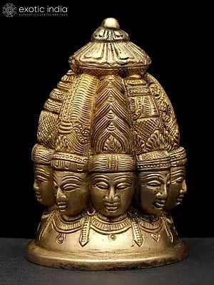 5" Brass Ashta Mukhalingam