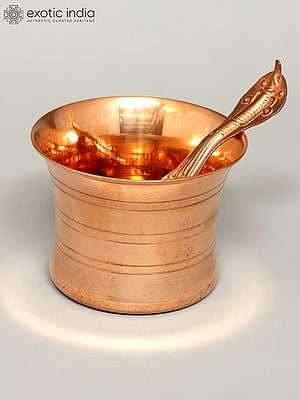 3" Small Panchapatra in Copper