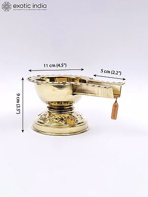 Abhishek Patra in Brass | Spiritual Ritual Items