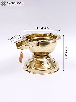 Abhishek Patra in Brass | Spiritual Ritual Items