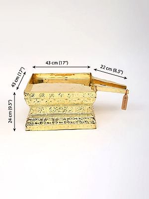 Brass Abhishek Patra | Available in Different Sizes