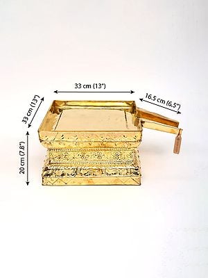16" Brass Abhishek Patra