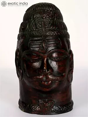 8" Lord Manguesh Face Shivalinga Sheath