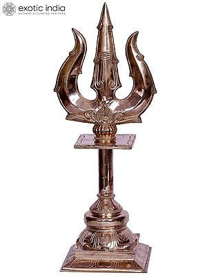 Bronze Trishul - The Trident of Lord Shiva