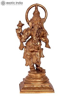 Aadyanta Prabhu Panchaloha Bronze Statue from Swamimalai | Madhuchista Vidhana (Lost-Wax)