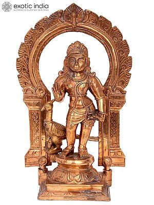 11'' Bala Murugan (karttikeya) | Madhuchista Vidhana (Lost-Wax) | Panchaloha Bronze from Swamimalai