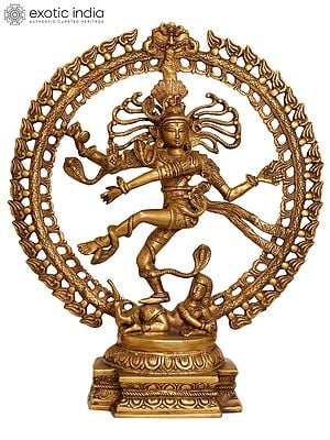 20" Shiva as Nataraja Brass Handmade Statue | Made In India