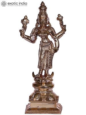 6" Bronze Standing Goddess Durga