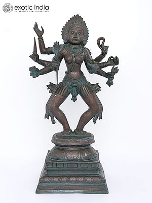 Bhairavi- Goddess Kali as the consort of Kal Bhairava| Brass Statue | Handmade