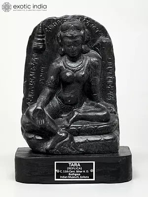 7" Tibetan Buddhist Goddess Tara | Replica Statue of Indian Museum, Kolkata