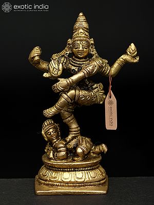2" Nataraja Small Statue in Brass | Handmade | Made in India