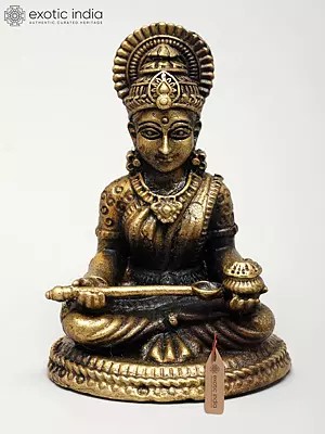 Superfine Goddess Annapurna with Pot and Ladle – Bestower of Food & Prosperity | Ideal for Puja