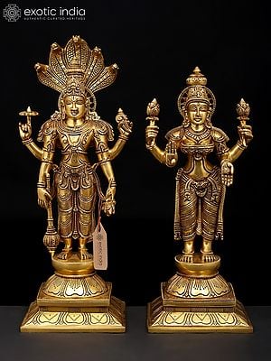 Lord Vishnu Brass Statues