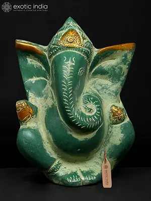 4" Small Modern Ganesha | Brass Statue