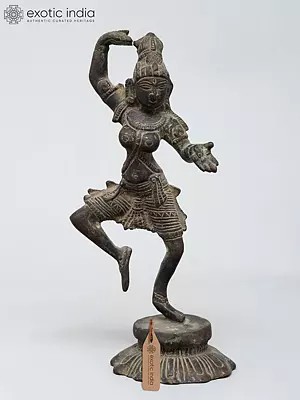 7" Dancing Apsara | Brass Statue | Made In India | Handmade