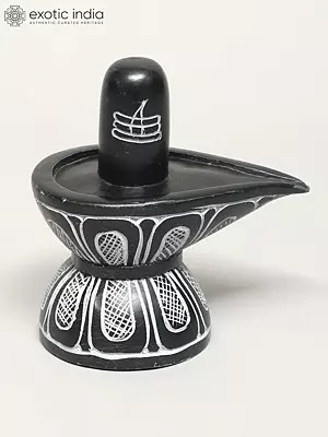 Small Shiva Linga Stone Statue