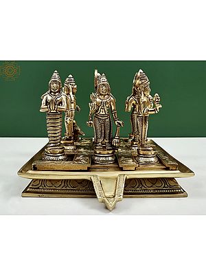 6.5" Navagraha - The Nine Planet | Brass Statue | Handmade