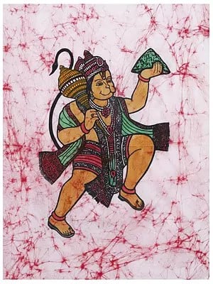 Sanjeevani Hanuman | Batik Painting