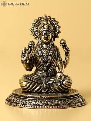 2" Small Superfine Blessing Goddess Lakshmi | Brass Statue