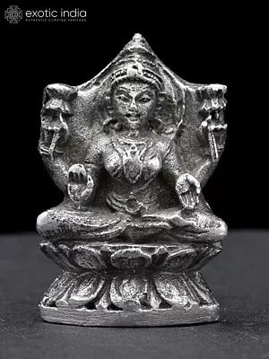 Devi Lakshmi Seated On Lotus