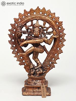 4" Small Nataraja (Dancing Lord Shiva) | Copper Statue