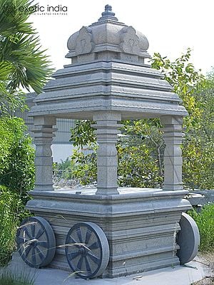 135" Vijaya Vittala Temple Hampi | Hand Carved Granite Stone Statue