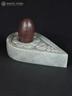 4" Small Hand Carved Shiva Lingam