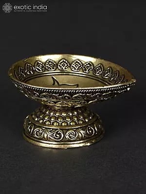 2" Superfine Designer Diya in Brass