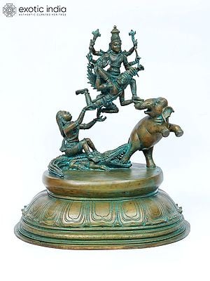 17" Gajendra Moksha | Bronze Masterpiece