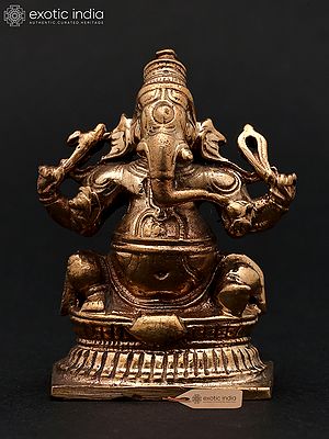 1" Small Lord Ganesha | Bronze Statue