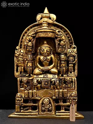 5" Small Brass Jain Temple | Made In India | Handmade