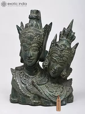 12" Ram and Sita | Brass Statue | Handmade