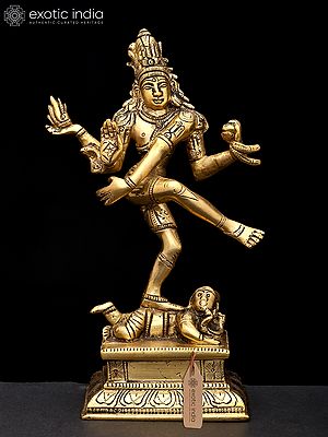 9" Lord Shiva as Nataraja | Brass Statue