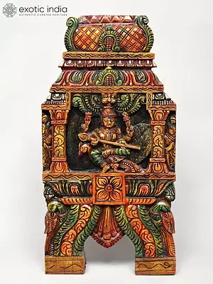 The Warrior God Karttikeya | Wall Hanging Kavadi Panel