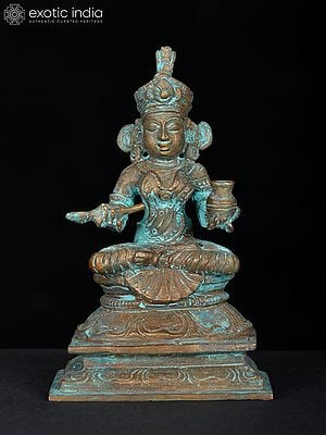 3" Small Goddess Annapurna | Bronze Statue