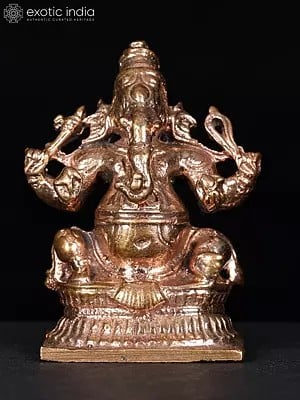 1" Small Lord Ganesha | Bronze Statue