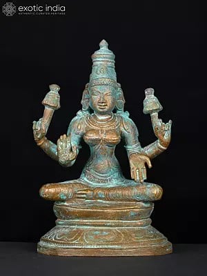 3" Small Blessing Goddess Lakshmi | Bronze Statue