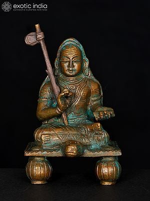 4" Small Adi Shankaracharya | Bronze Statue