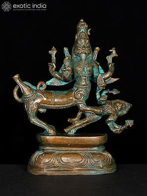 6" Small Sharabheshvara | Bronze Statue