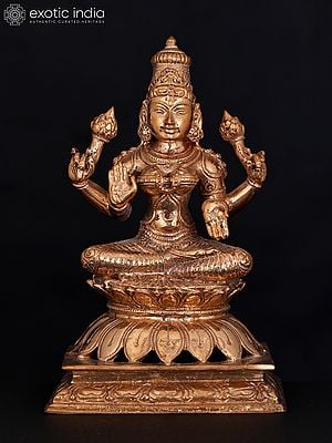 5" Small Blessing Goddess Lakshmi | Bronze Statue