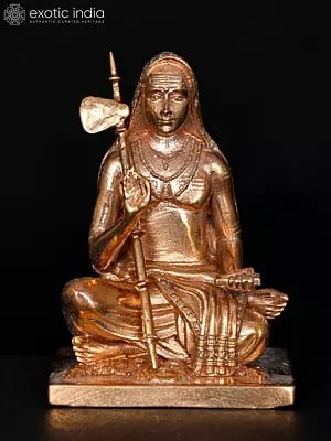 3" Small Adi Guru Shankaracharya | Bronze Statue