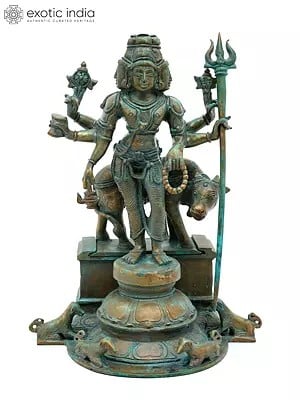 13" Lord Dattatreya - Incarnation of The Divine Trinity Brahma, Vishnu and Mahesh | Bronze Statue