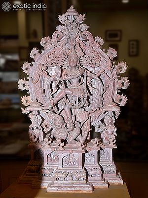 25" Lord Shiva as Nataraja | Orissa Stone Statue | Exquisite Handmade Indian Art