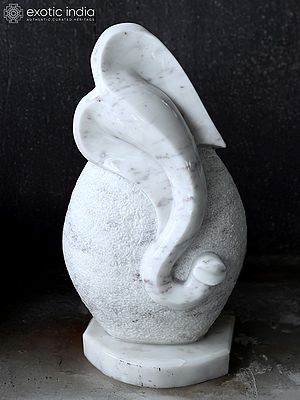 24" Lord Ganesha | Abstract Modern  Art | Marble Statue | Exquisite Indian Art