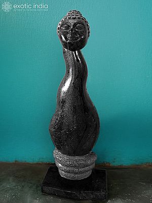 30" Lord Buddha | Abstract Modern Art | Marble Statue | Exquisite Indian Art