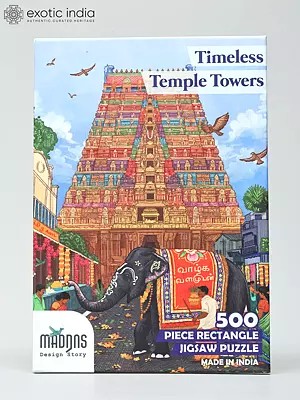 Timeless Temple Towers - Jigsaw Puzzle Game | Activity Kit for Kids | Made in India